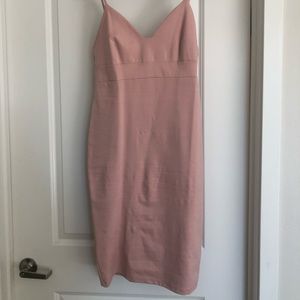Blush Pink Body Con Dress